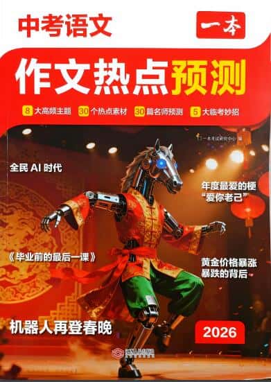 2026版《一本中考语文作文热点预测》PDF电子版下载