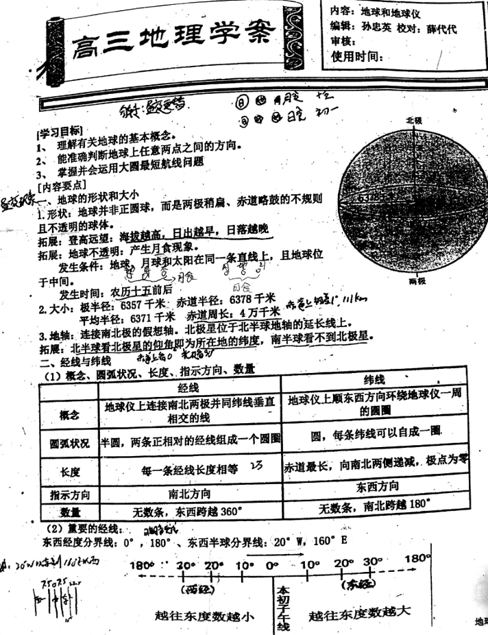 【衡水中学】( 一轮、二轮、三轮)(复习专用)【内部资料】衡水高考地理